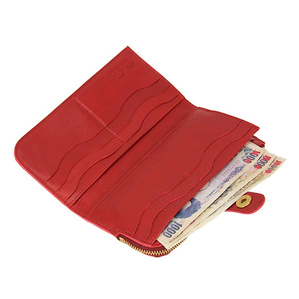 並行輸入 イルビゾンテ 長財布 IL BISONTE ヴァッケッタ C0782 MP245ユニセックス ダークレッド 赤 | IL BISONTE | 04