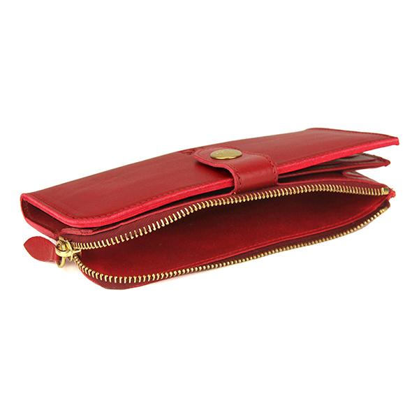 並行輸入 イルビゾンテ 長財布 IL BISONTE ヴァッケッタ C0782 MP245ユニセックス ダークレッド 赤 | IL BISONTE | 05