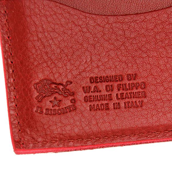 並行輸入 イルビゾンテ 長財布 IL BISONTE ヴァッケッタ C0782 MP245ユニセックス ダークレッド 赤 | IL BISONTE | 07