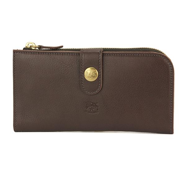 並行輸入 イルビゾンテ 長財布 ロングウォレット C0782 MP455 ダークブラウン こげ茶 爆買 | IL BISONTE