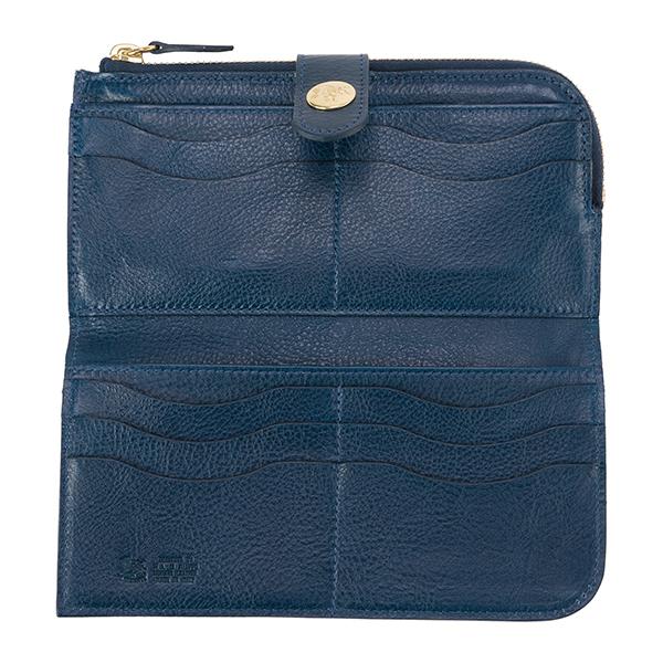 並行輸入 イルビゾンテ 長財布 IL BISONTE ヴァッケッタ C0782 MP 866ユニセックス ネイビー 紺 青 | IL BISONTE | 03