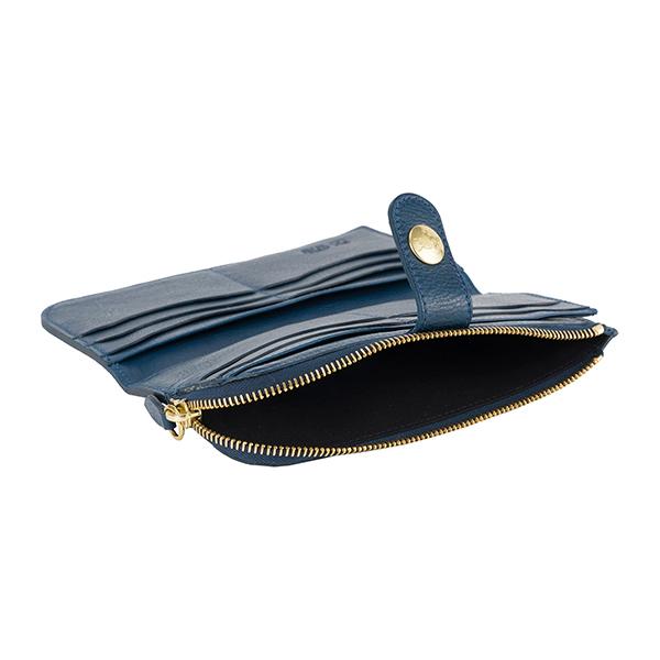 並行輸入 イルビゾンテ 長財布 IL BISONTE ヴァッケッタ C0782 MP 866ユニセックス ネイビー 紺 青 | IL BISONTE | 04
