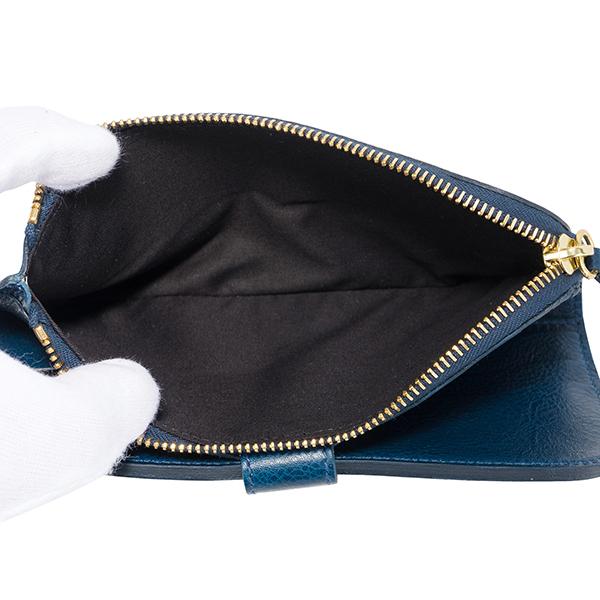 並行輸入 イルビゾンテ 長財布 IL BISONTE ヴァッケッタ C0782 MP 866ユニセックス ネイビー 紺 青 | IL BISONTE | 05