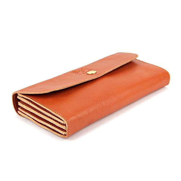 並行輸入 イルビゾンテ 長財布 ヴァッケッタ C0842 P145 キャラメル 茶系 爆買 | IL BISONTE | 02