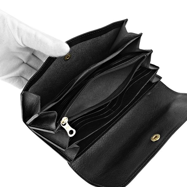 並行輸入 イルビゾンテ 長財布 ヴァッケッタ C0842 P153 ブラック 黒 爆買 | IL BISONTE | 03