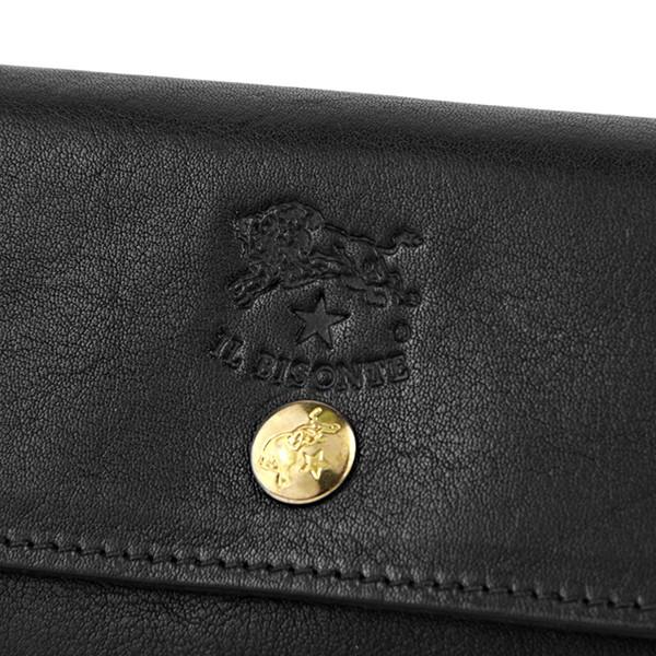 並行輸入 イルビゾンテ 長財布 ヴァッケッタ C0842 P153 ブラック 黒 爆買 | IL BISONTE | 04