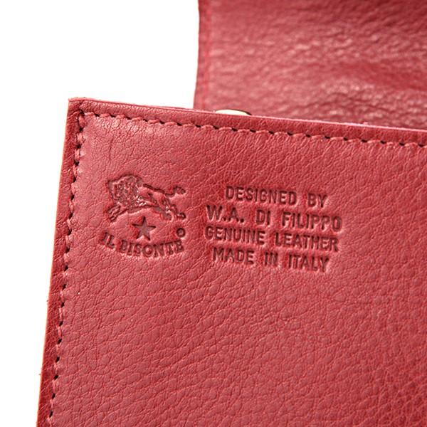 並行輸入 イルビゾンテ 長財布 ヴァッケッタ C0842 P245 ルビーレッド 赤 爆買 | IL BISONTE | 06