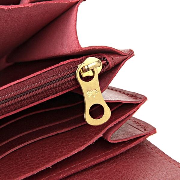 並行輸入 イルビゾンテ 長財布 ヴァッケッタ C0842 P245 ルビーレッド 赤 爆買 | IL BISONTE | 07