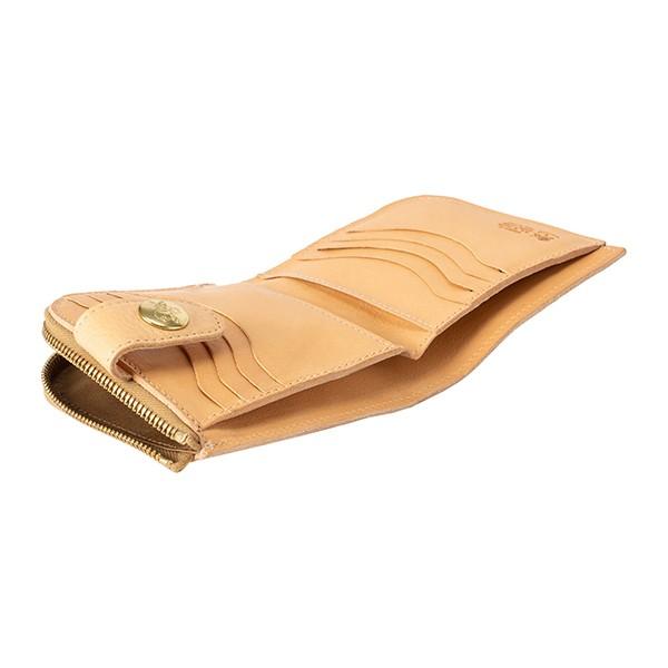 並行輸入 イルビゾンテ  2つ折り財布 ヴァッケッタ C0890 P 120 ナチュラル 爆買 | IL BISONTE | 05