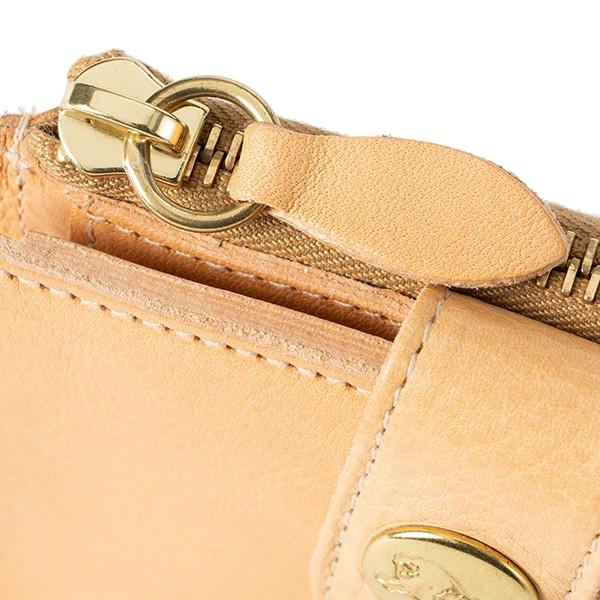 並行輸入 イルビゾンテ  2つ折り財布 ヴァッケッタ C0890 P 120 ナチュラル 爆買 | IL BISONTE | 08