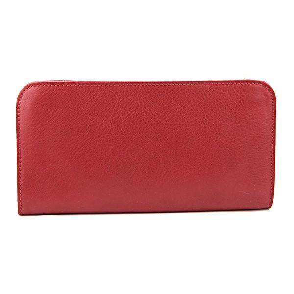 並行輸入 イルビゾンテ 長財布 ヴァッケッタ C0909 P245 ルビーレッド 赤 爆買 | IL BISONTE | 01
