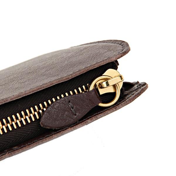 並行輸入 イルビゾンテ 長財布 ヴァッケッタ C0909 P455 ダークブラウン 爆買 | IL BISONTE | 05