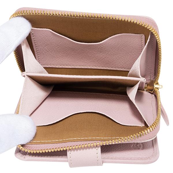 並行輸入 イルビゾンテ  2つ折り財布 ヴァッケッタ C0960 EP 1108 ダスティ ピンク 爆買 | IL BISONTE | 06