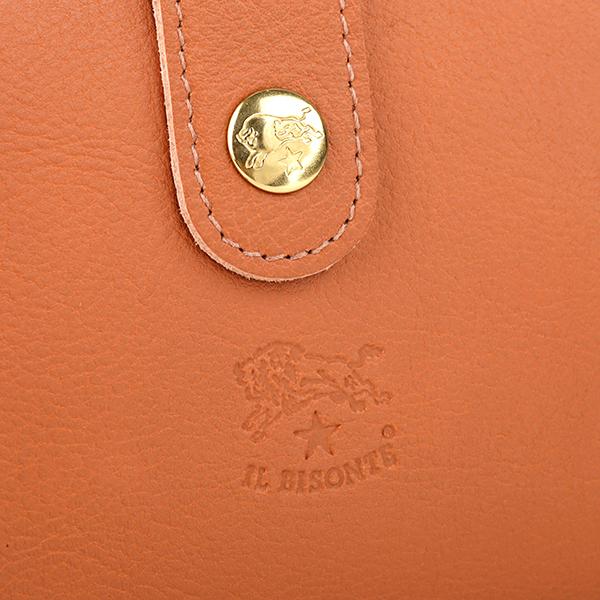 並行輸入 イルビゾンテ 2つ折り財布 IL BISONTE ヴァッケッタ C0960 EP 3052 SMW067 PVX005 OR144ユニセックス テラコッタ | IL BISONTE | 07