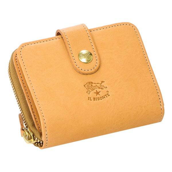 並行輸入 イルビゾンテ 2つ折り財布 IL BISONTE ヴァッケッタ C0960 P 120ユニセックス ナチュラル | IL BISONTE | 02
