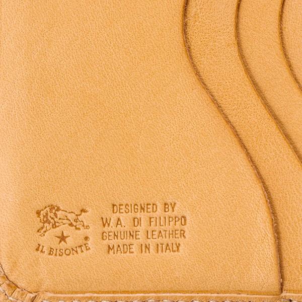 並行輸入 イルビゾンテ 2つ折り財布 IL BISONTE ヴァッケッタ C0960 P 120ユニセックス ナチュラル | IL BISONTE | 07