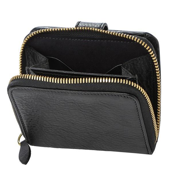 並行輸入 イルビゾンテ 2つ折り財布 IL BISONTE ヴァッケッタ C0960 P 153ユニセックス ブラック 黒 | IL BISONTE | 03