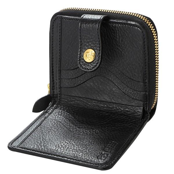 並行輸入 イルビゾンテ 2つ折り財布 IL BISONTE ヴァッケッタ C0960 P 153ユニセックス ブラック 黒 | IL BISONTE | 06