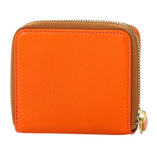 並行輸入 イルビゾンテ  2つ折り財布 ヴァッケッタ C0960 P 166 オレンジ 爆買 | IL BISONTE | 01