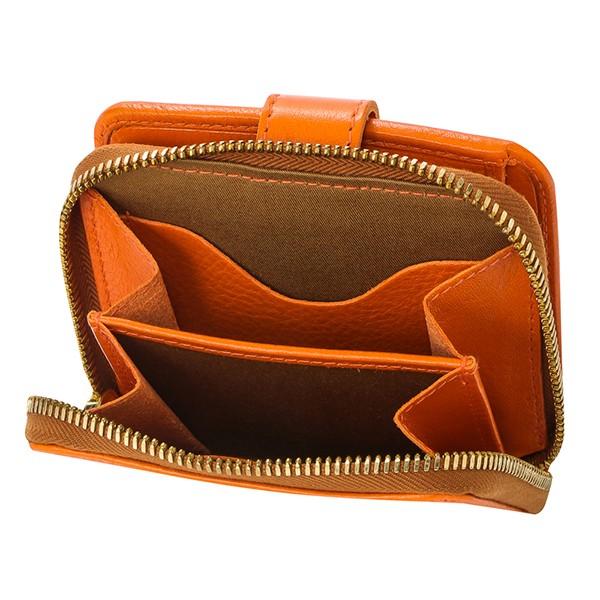 並行輸入 イルビゾンテ  2つ折り財布 ヴァッケッタ C0960 P 166 オレンジ 爆買 | IL BISONTE | 04