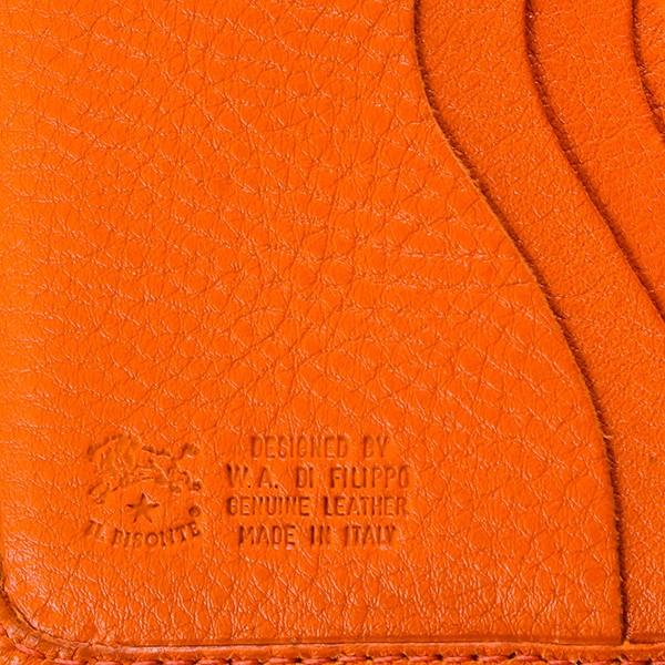 並行輸入 イルビゾンテ  2つ折り財布 ヴァッケッタ C0960 P 166 オレンジ 爆買 | IL BISONTE | 07
