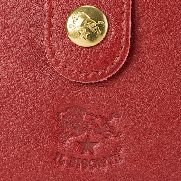 並行輸入 イルビゾンテ 2つ折り財布 IL BISONTE ヴァッケッタ C0960 P 245ユニセックス レッド 赤 | IL BISONTE | 07