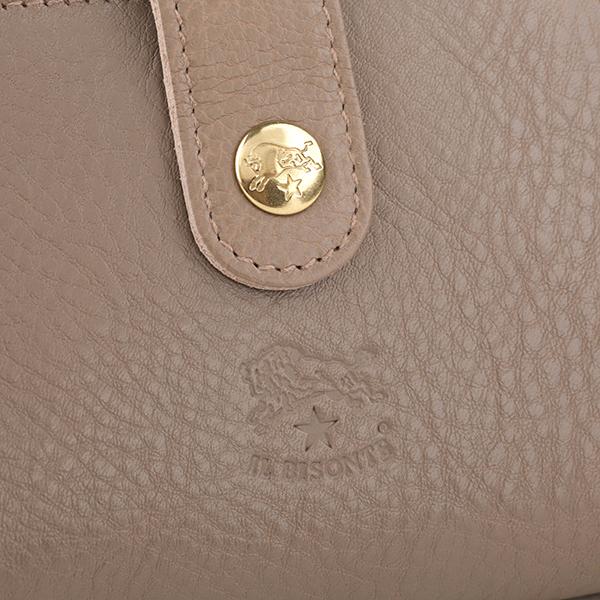 並行輸入 イルビゾンテ 2つ折り財布 IL BISONTE ヴァッケッタ C0960 P 618 SMW067 PV0005 GY107ユニセックス グレージュ | IL BISONTE | 07