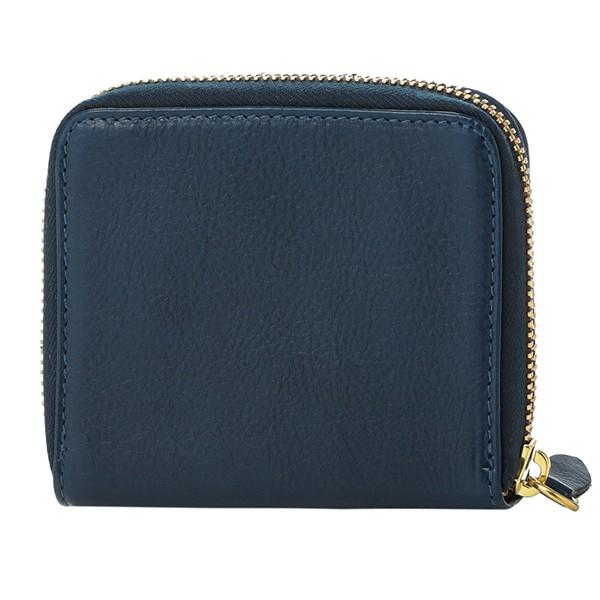 並行輸入 イルビゾンテ 2つ折り財布 IL BISONTE ヴァッケッタ C0960 P 866ユニセックス ブルー 青 | IL BISONTE | 01