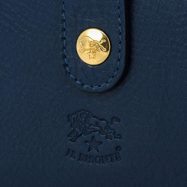 並行輸入 イルビゾンテ 2つ折り財布 IL BISONTE ヴァッケッタ C0960 P 866ユニセックス ブルー 青 | IL BISONTE | 08