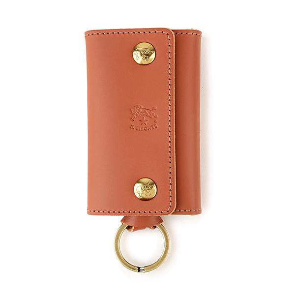 並行輸入 イルビゾンテ キーケース IL BISONTE ヴァッケッタ C0966 EP 3052 SKH045 PG0001 OR145ユニセックス テラコッタ | IL BISONTE