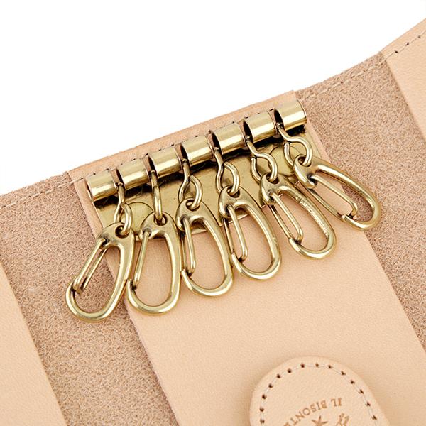 並行輸入 イルビゾンテ キーケース IL BISONTE ヴァッケッタ C0966 P 120 SKH045 PG0001 NA106ユニセックス ベージュ | IL BISONTE | 04