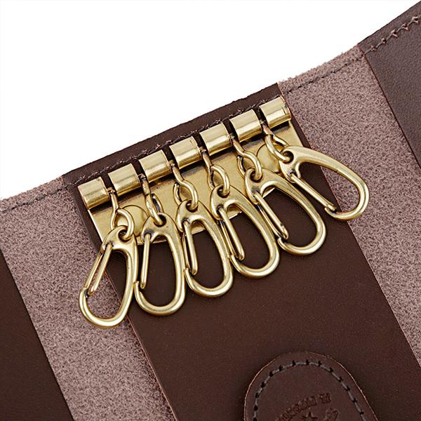 並行輸入 イルビゾンテ キーケース IL BISONTE ヴァッケッタ C0966 P 132 SKH045 PG0001 BW152ユニセックス ブラウン 茶 | IL BISONTE | 04