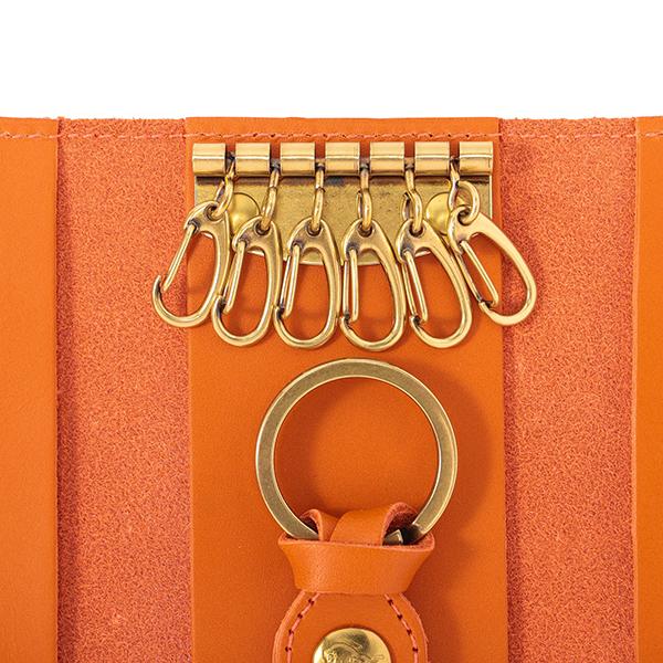 並行輸入 イルビゾンテ キーケース IL BISONTE ヴァッケッタ C0966 P 166 SKH045 PG0001 OR102Bユニセックス オレンジ | IL BISONTE | 04