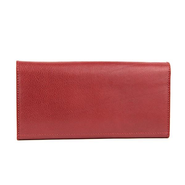 並行輸入 イルビゾンテ 長財布 ヴァッケッタ C0973 P245 ルビーレッド 赤 爆買 | IL BISONTE | 01