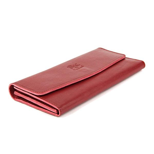 並行輸入 イルビゾンテ 長財布 ヴァッケッタ C0973 P245 ルビーレッド 赤 爆買 | IL BISONTE | 02