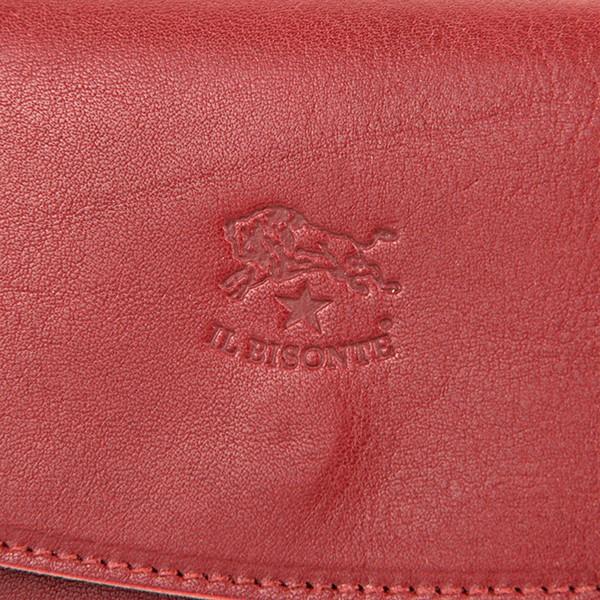 並行輸入 イルビゾンテ 長財布 ヴァッケッタ C0973 P245 ルビーレッド 赤 爆買 | IL BISONTE | 04