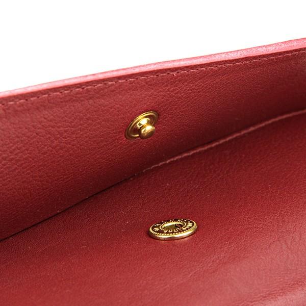 並行輸入 イルビゾンテ 長財布 ヴァッケッタ C0973 P245 ルビーレッド 赤 爆買 | IL BISONTE | 05