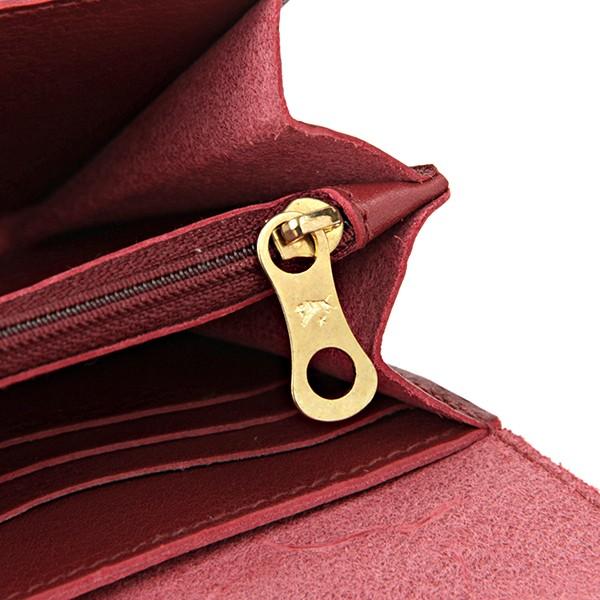 並行輸入 イルビゾンテ 長財布 ヴァッケッタ C0973 P245 ルビーレッド 赤 爆買 | IL BISONTE | 06