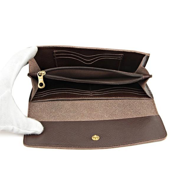 並行輸入 イルビゾンテ  長財布 ヴァッケッタ C0973 P455 ダークブラウン 爆買 | IL BISONTE | 03