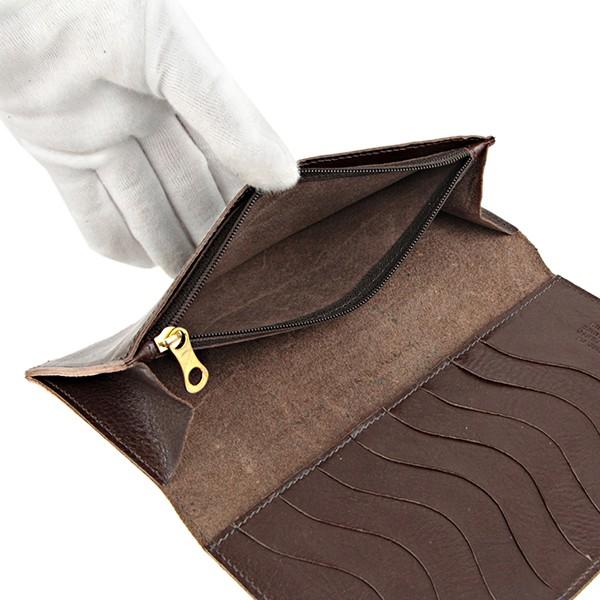 並行輸入 イルビゾンテ 長財布 ヴァッケッタ C0974 P455 ダークブラウン 爆買 | IL BISONTE | 04