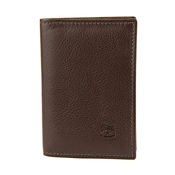並行輸入 イルビゾンテ  カードケース ヴァッケッタ C0980 P455 ダークブラウン 爆買 | IL BISONTE