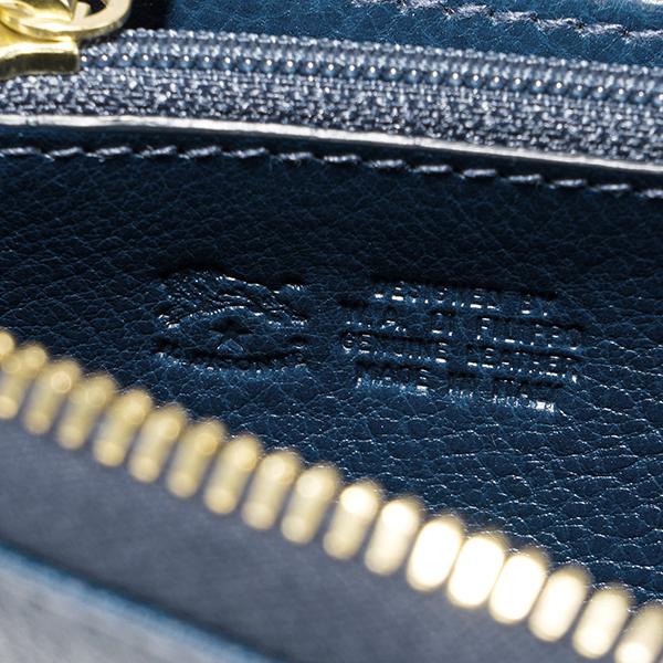 並行輸入 イルビゾンテ  長財布(ラウンドファスナー) ヴァッケッタ C1166 EP 866 ネイビー 紺 青 爆買 | IL BISONTE | 07