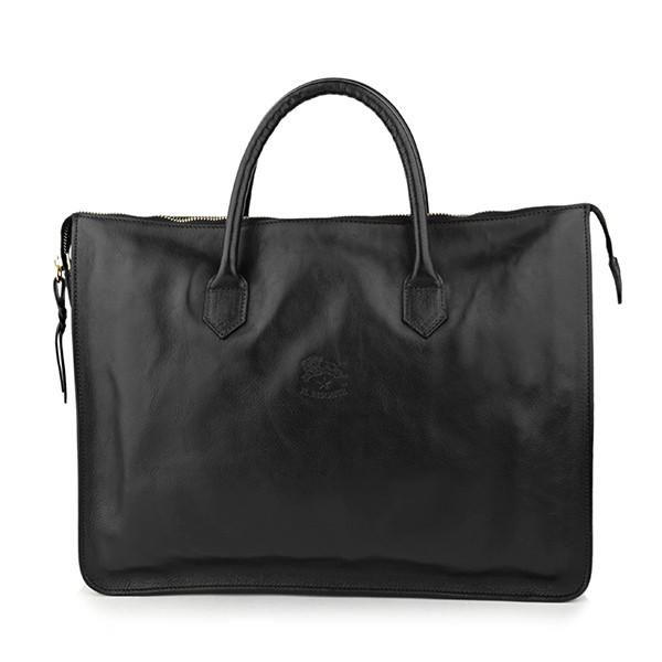 並行輸入 イルビゾンテ  ブリーフケース テスート D0308 P 153 ブラック 黒 爆買 | IL BISONTE