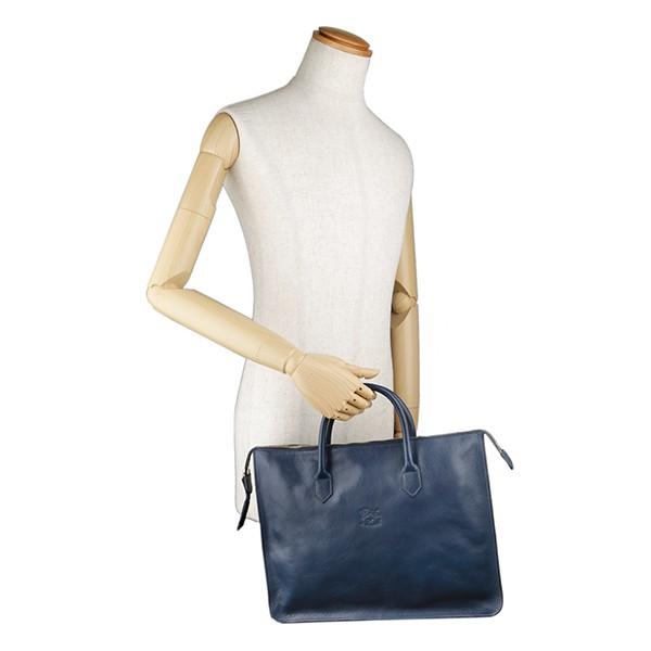 並行輸入 イルビゾンテ  ブリーフケース テスート D0308 P 866 ブルー 青 爆買 | IL BISONTE | 05