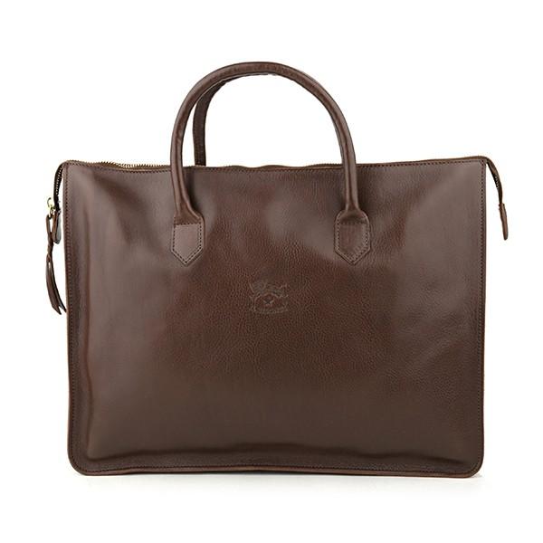 並行輸入 イルビゾンテ  ブリーフケース テスート D0308 P 869 ダークブラウン 茶 爆買 | IL BISONTE