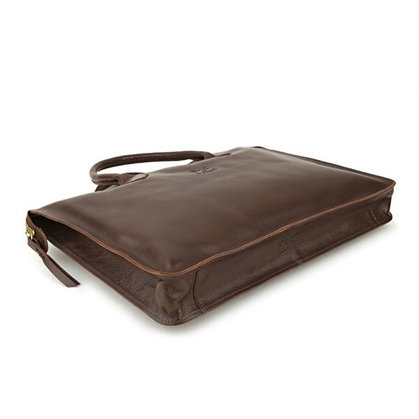 並行輸入 イルビゾンテ  ブリーフケース テスート D0308 P 869 ダークブラウン 茶 爆買 | IL BISONTE | 02
