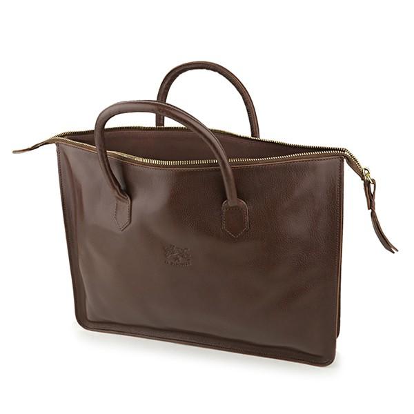 並行輸入 イルビゾンテ  ブリーフケース テスート D0308 P 869 ダークブラウン 茶 爆買 | IL BISONTE | 03