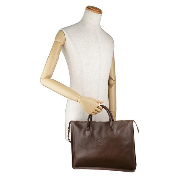 並行輸入 イルビゾンテ  ブリーフケース テスート D0308 P 869 ダークブラウン 茶 爆買 | IL BISONTE | 05