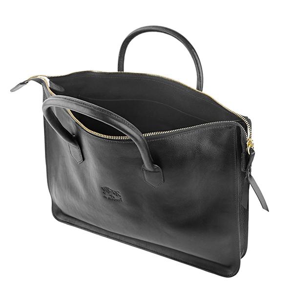 並行輸入 イルビゾンテ  ブリーフケース ヴァッケッタ D0308 TRP 153 NERO ブラック 黒 爆買 | IL BISONTE | 03
