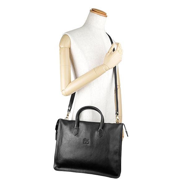 並行輸入 イルビゾンテ  ブリーフケース ヴァッケッタ D0308 TRP 153 NERO ブラック 黒 爆買 | IL BISONTE | 05